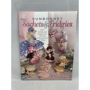 Sunbonnet Sachets Fridgies Magnets Dolls Annies Attic Quirole Crochet Pattern